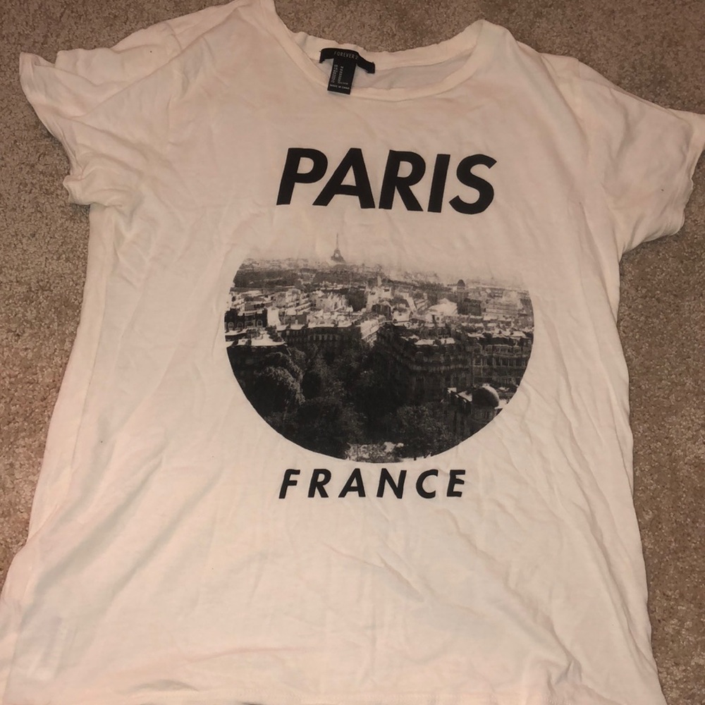 Forever 21 Paris France t-shirt